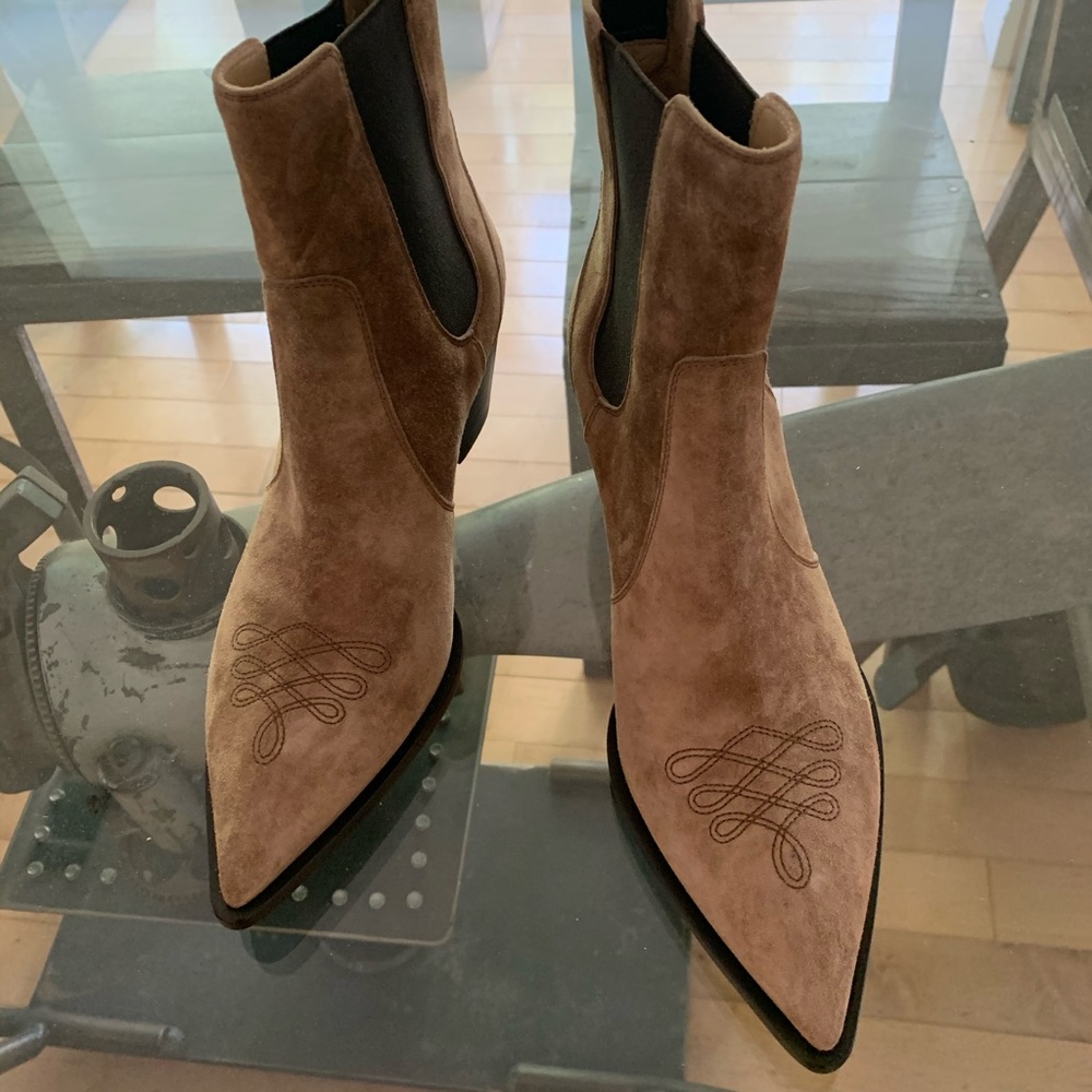 Gianvito Rossi Boots, Austin- Camel color